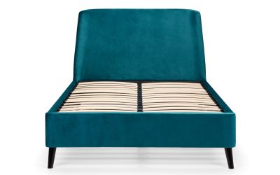 Teal Velvet Bed