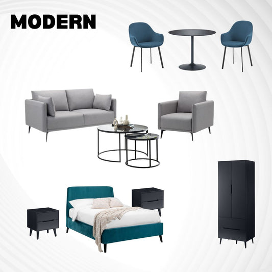 Modern 1 Bed Apartment Furniture Package