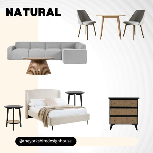 Natural 1 Bed Apartment Furniture Package