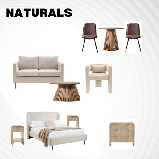Natural 1 Bed Apartment Furniture Package